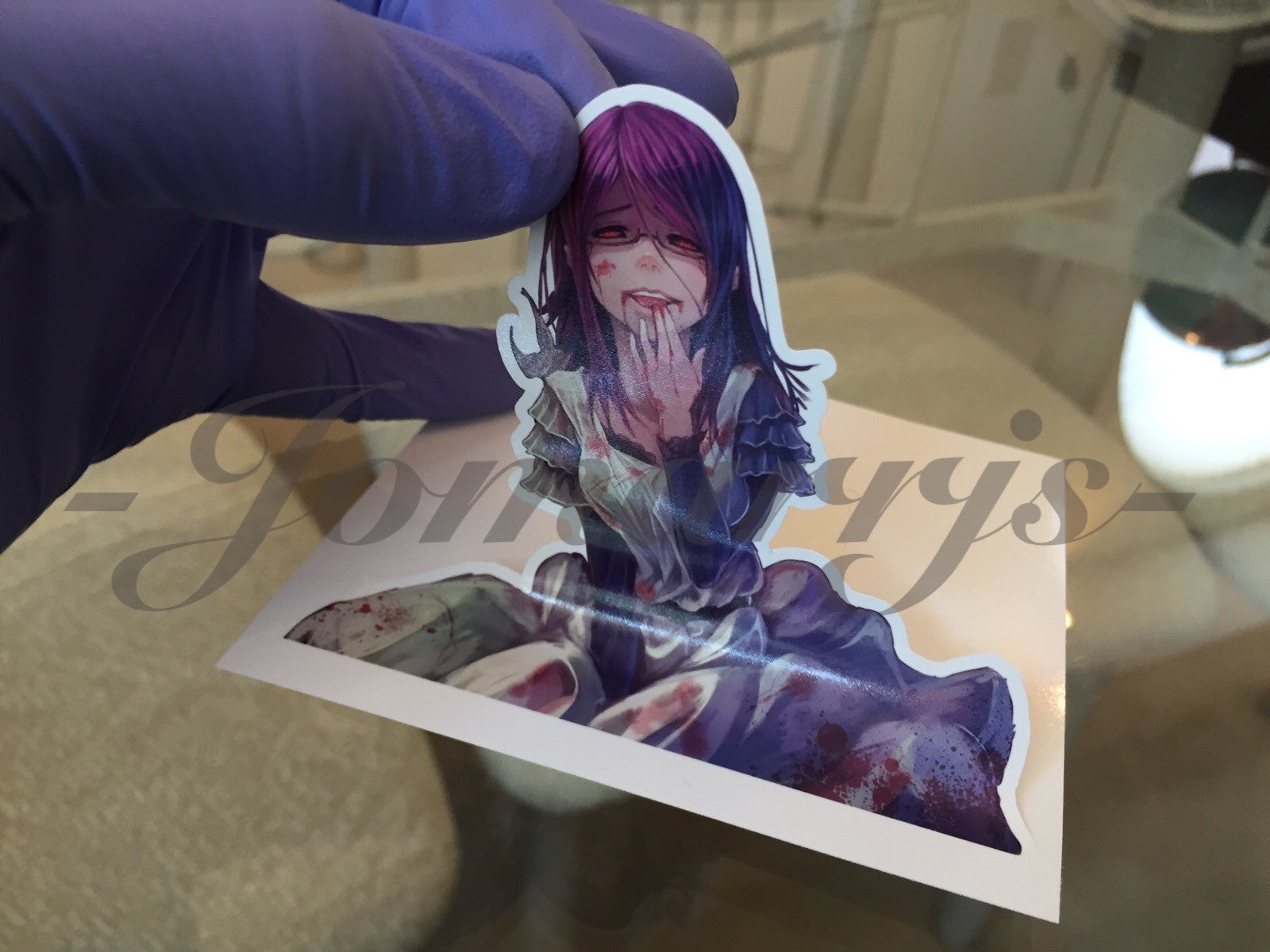 Tokyo Ghoul - Anime - Rize Kamishiro Sticker Decals Vinyl binder laptop console