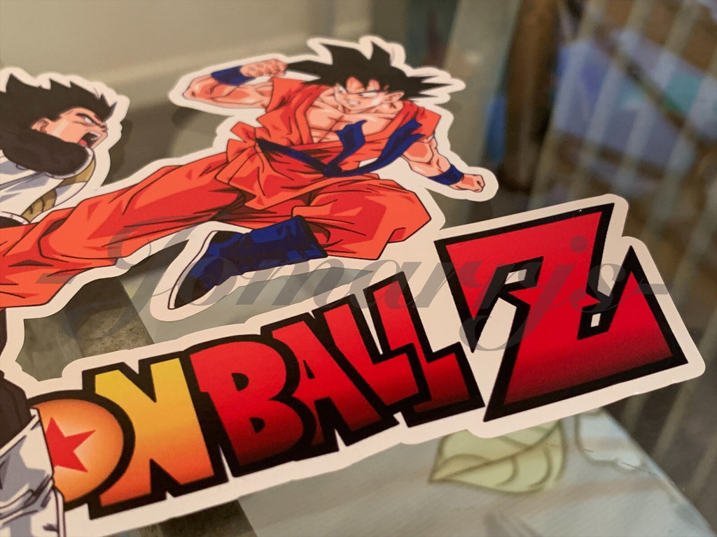 Dragon Ball Z Goku Vegeta Battle Custom Sticker DBZ 1. super saiyan anime manga