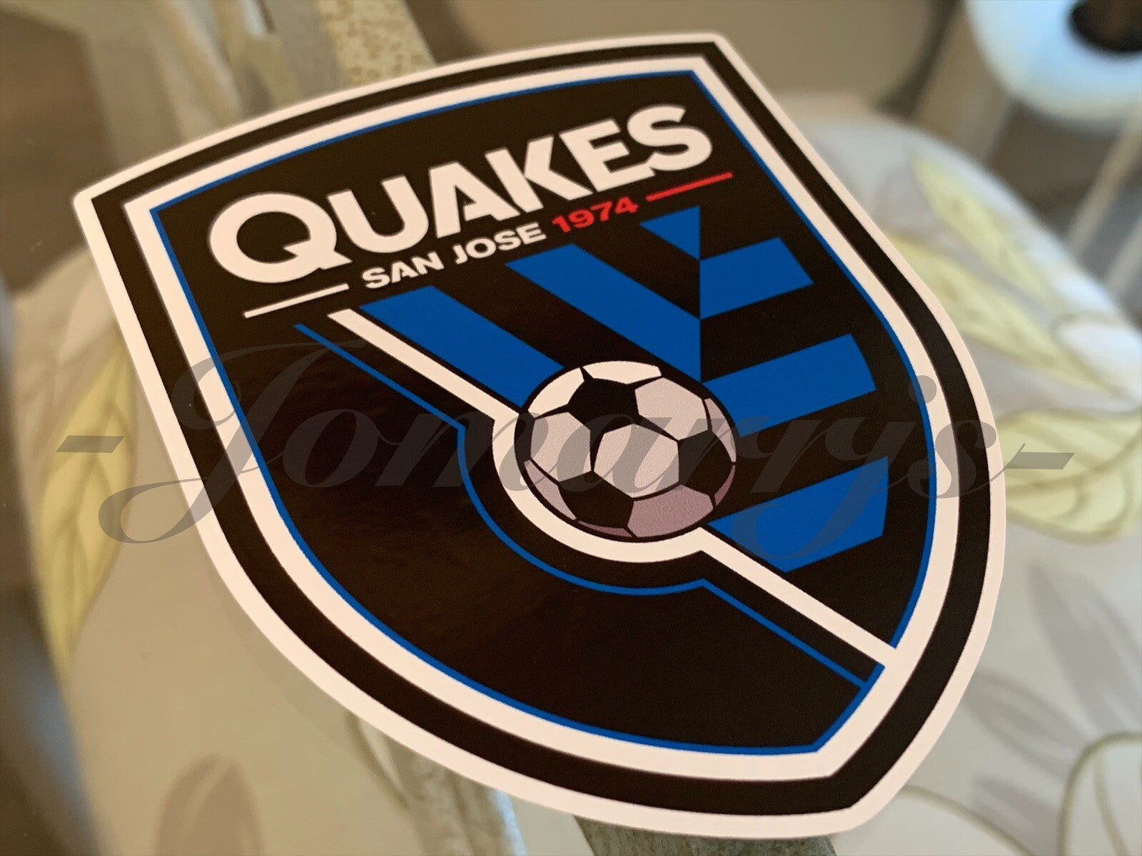 San Jose Earthquake Soccer Club Team Logo MLS Sticker Decal Vinyl #Quakes74