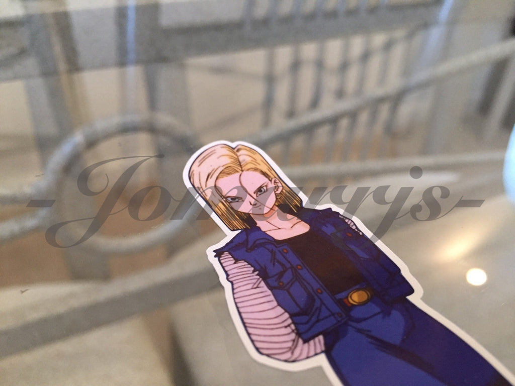 Dragon Ball Z Anime Android 18 Sticker Decal Vinyl Sign Comic DBZ