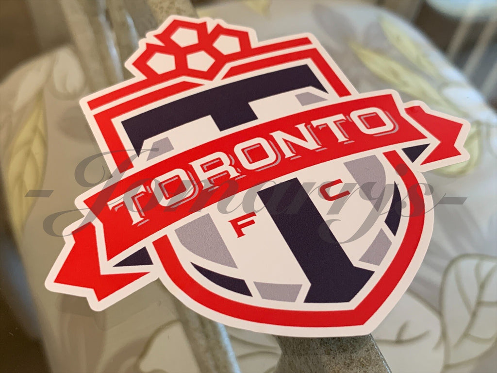 Toronto FC Football Club Team Logo MLS Sticker Decal #TheyWillSeeRed #TFCLive