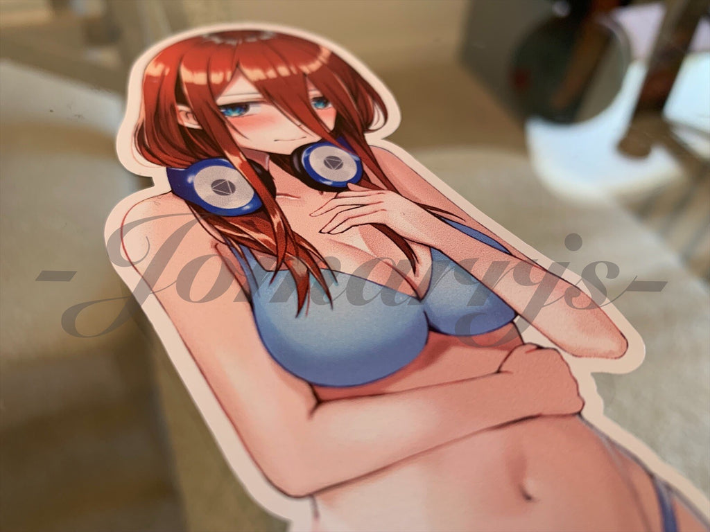 Gotobun no Hanayome - Anime - Miku Nakanu Lingerie Bikini Sun Fun Sticker Decal