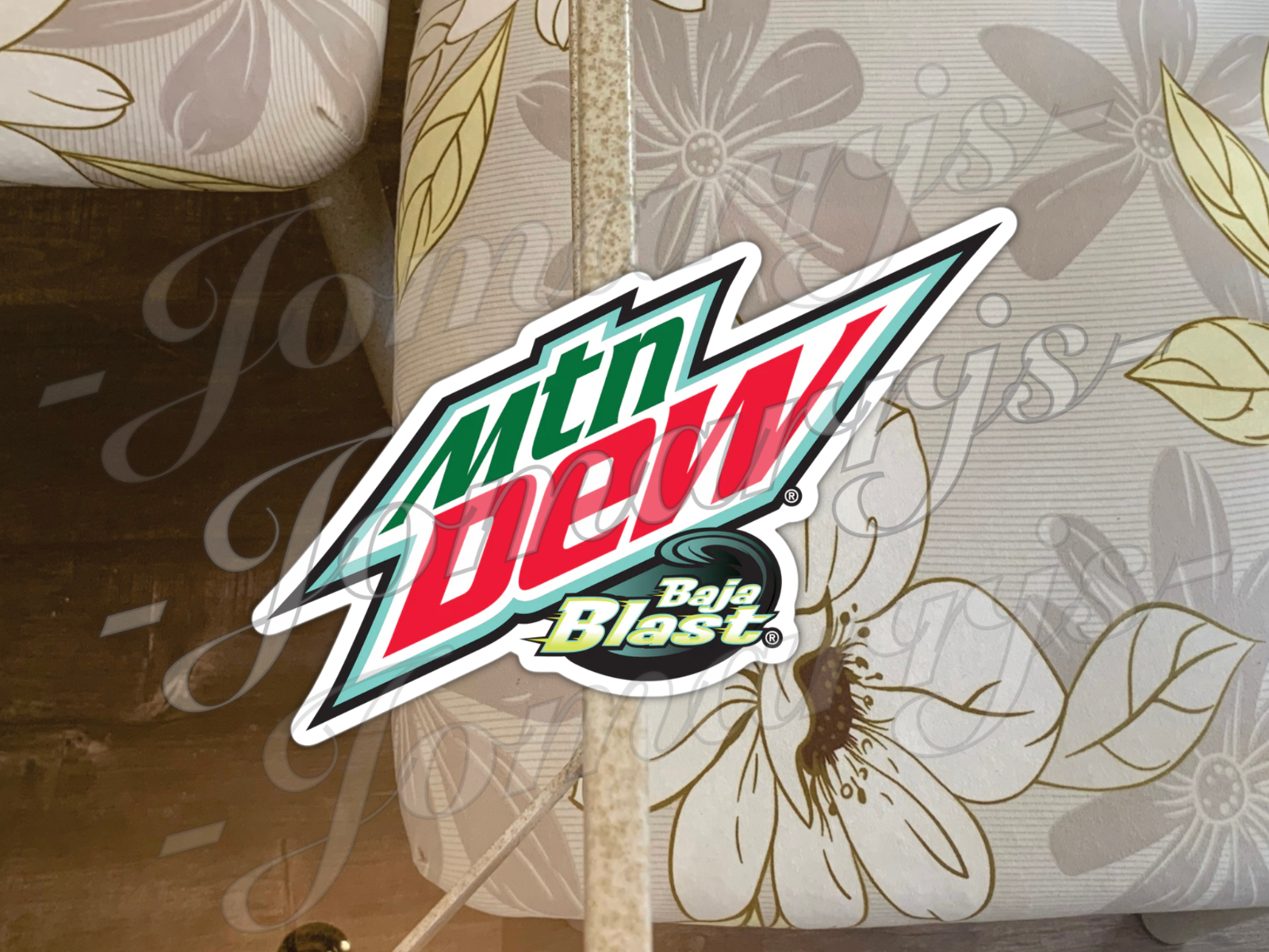 Mountain Dew Logo Brand Drink Soda Sticker Decal fan skate laptop car baja blast