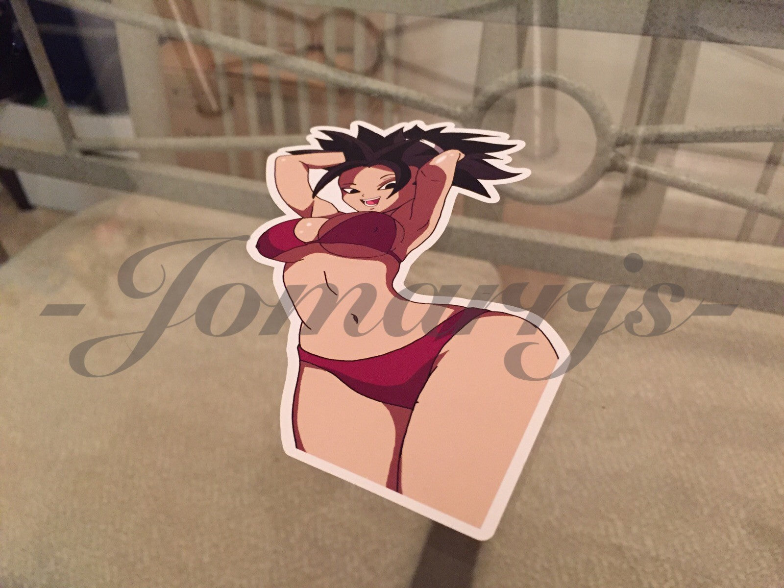 Dragon Ball Z - Anime - Kefla Bikini Sun Fun Sticker Decal Vinyl DBZ manga