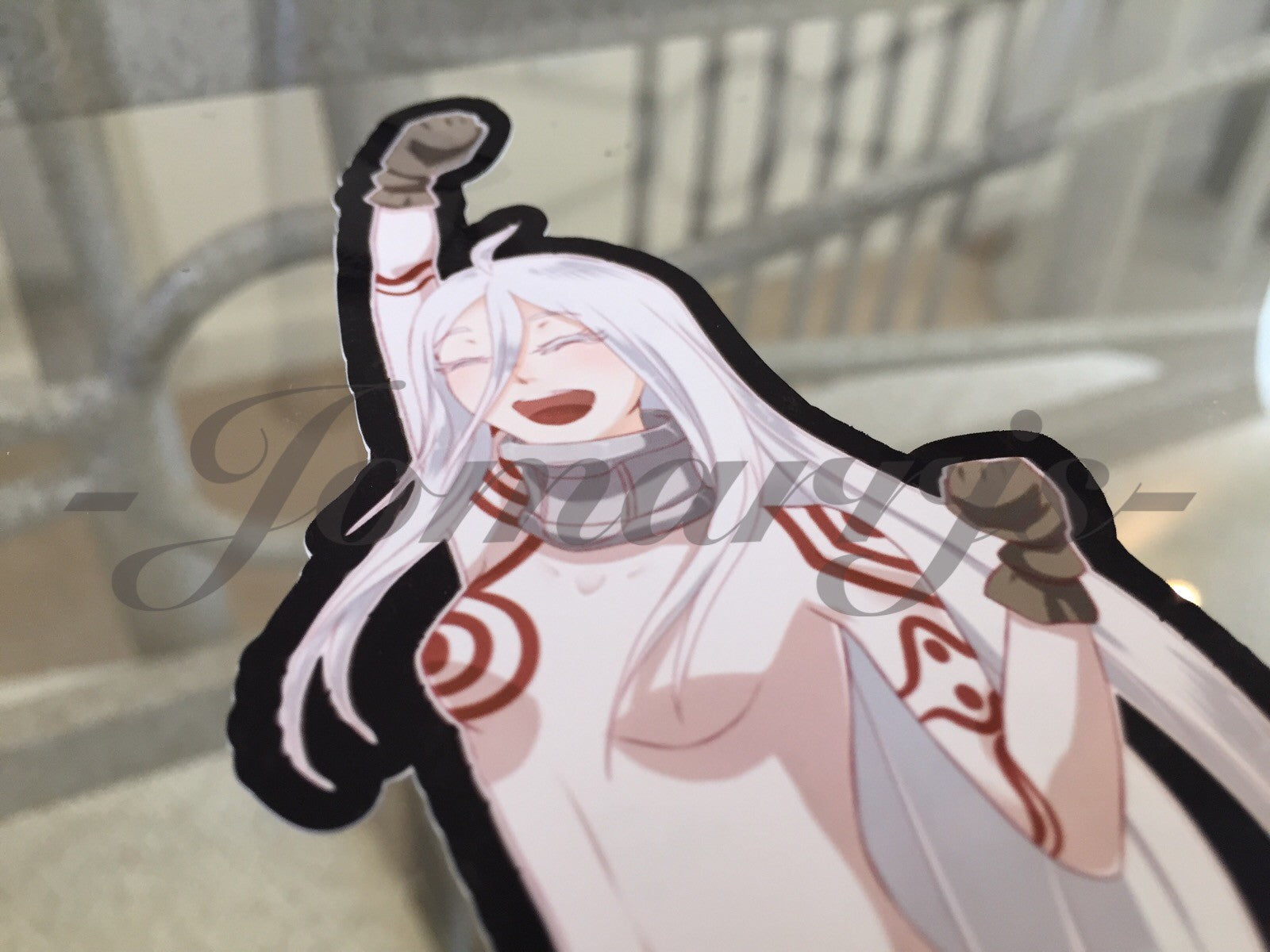 Deadman Wonderland - Anime - Shiro "Fist Pump" Sticker Decals Vinyl Wretched Egg