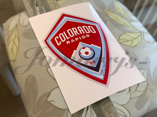 Colorado Rapids Logo MLS Sticker Decal #Rapids96 #OneClubOneCommunity waterproof
