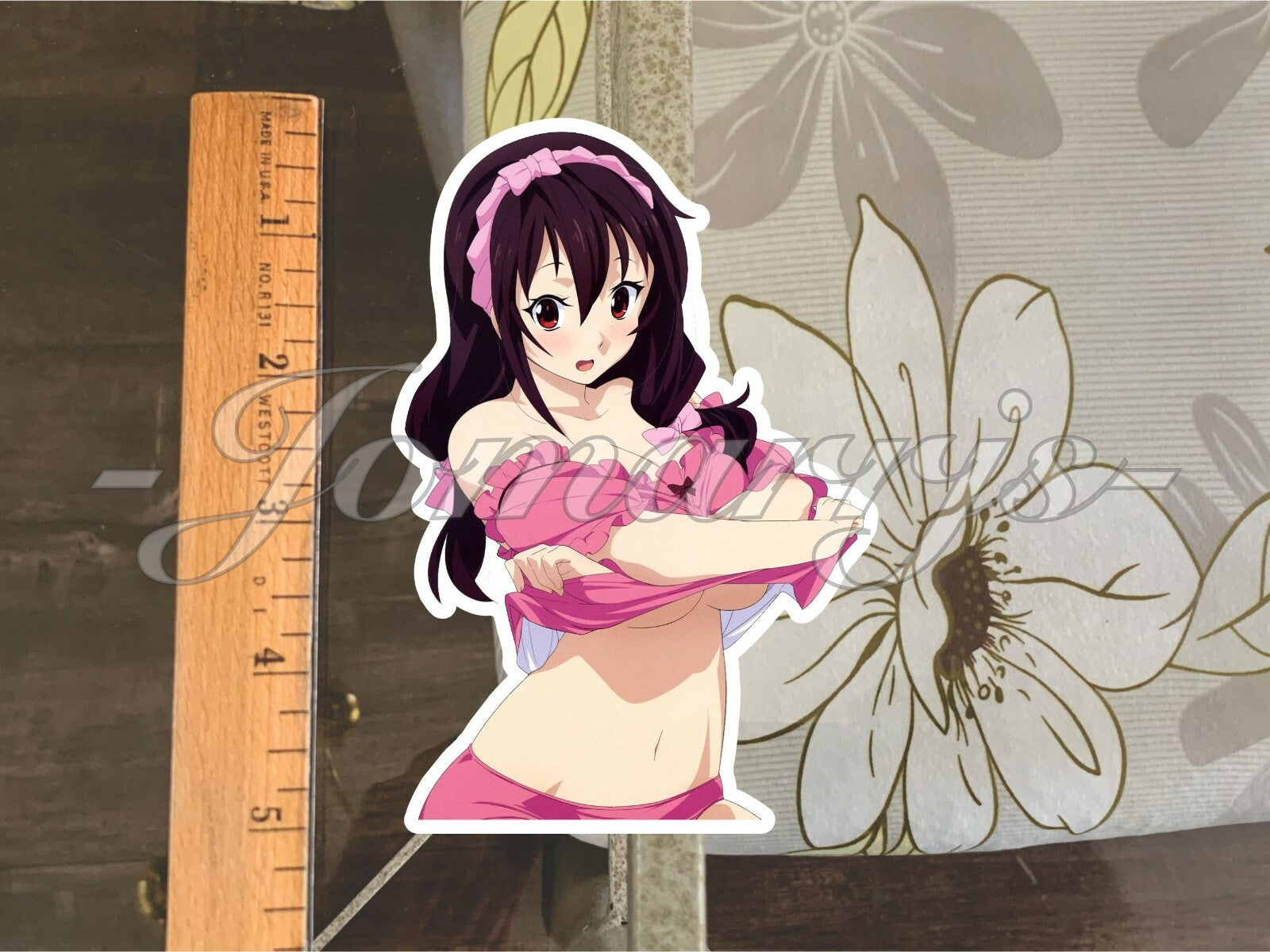 Kono Subarashii - Anime - Yunyun "disrobe" Custom Colored Sticker Decal manga