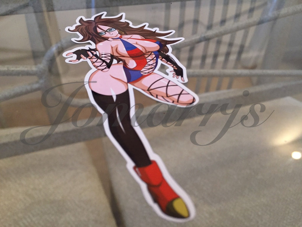 Dragon Ball Z Anime Android 21 Bikini Sun Fun Sticker Decal Vinyl Sign Comic DBZ