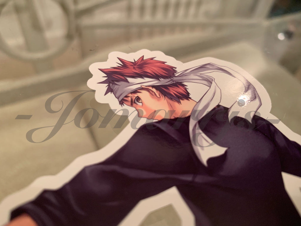 Food Wars! Shokugeki no Soma - Anime - Soma Yukihira Sticker Decal vinyl manga