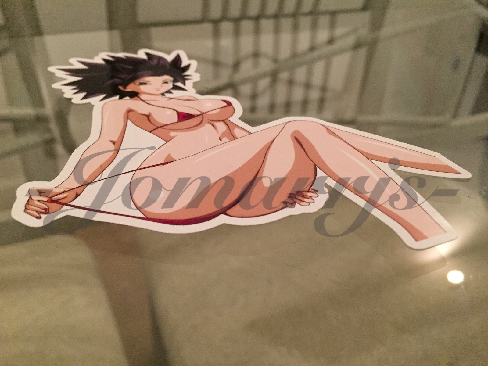 Dragon Ball Z - Anime - Caulifla Bikini Sun Fun Sticker Decal Vinyl DBZ manga