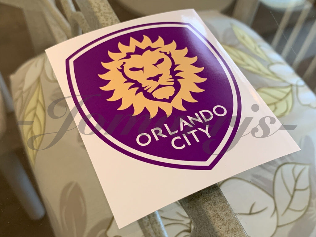 Orlando City SC Soccer Club Team Logo MLS Sticker Decal Vinyl #VamosOrlando