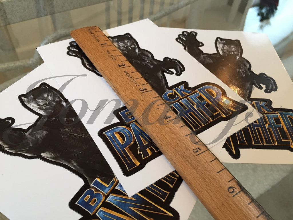 Marvel Black Panther Action Stickers Decal Vinyl Sign Comic Movie Avengers