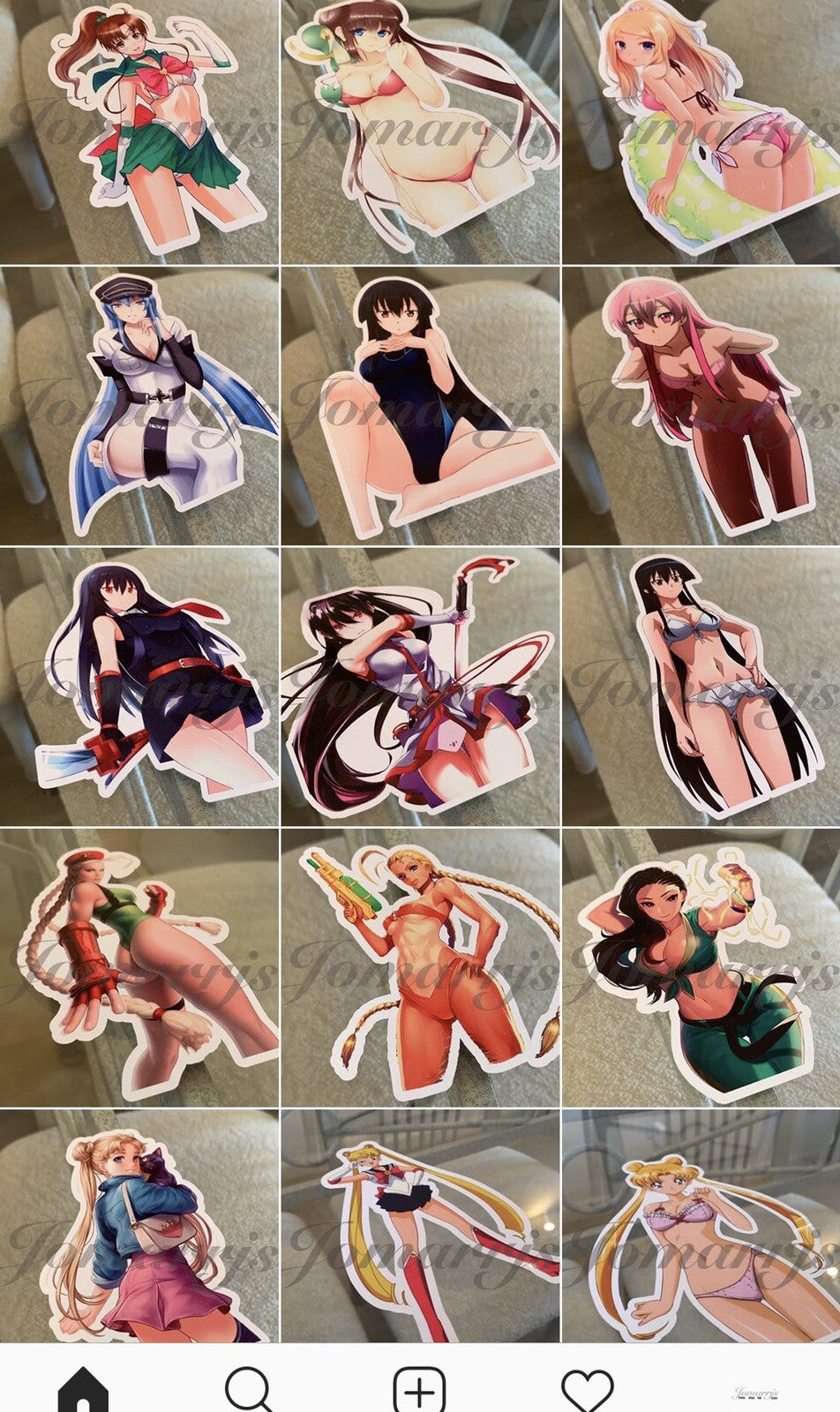 Taimanin Asagi Anime Fuuma Saika Custom Bikini Sun Fun Sticker Decal ecchi 1