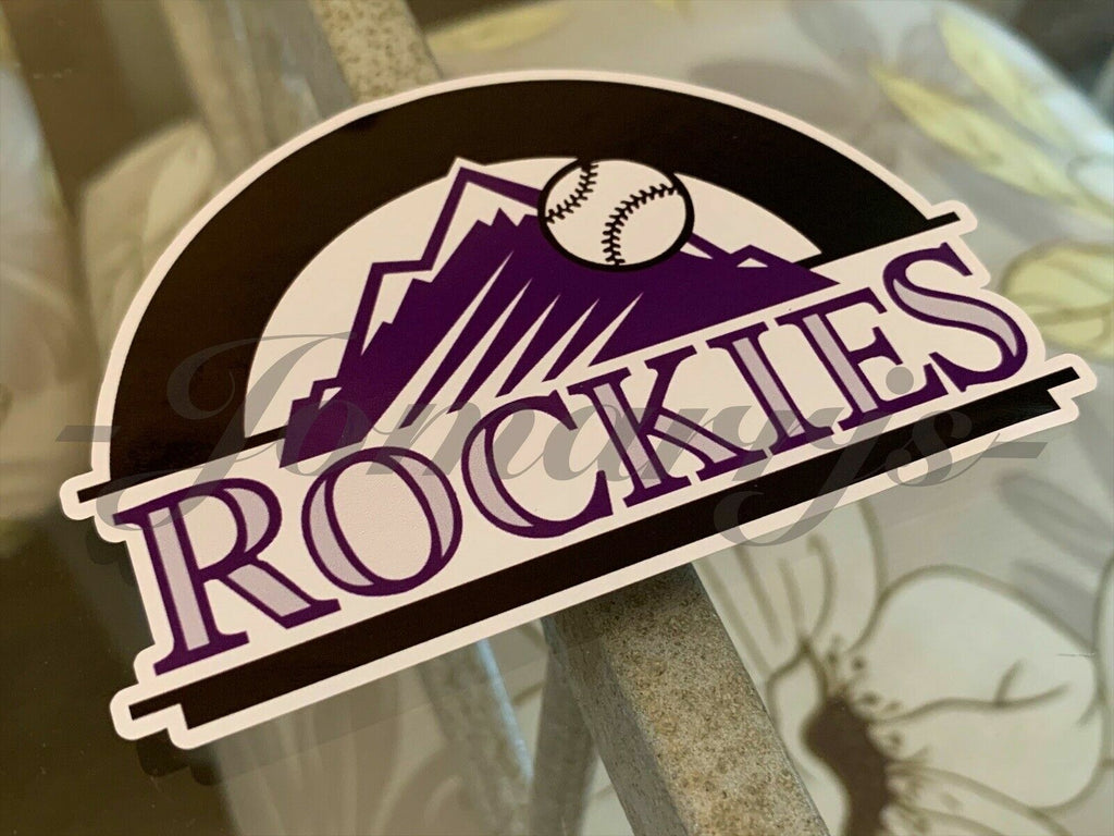 Colorado Rockies Baseball Logo MLB Sticker Decal Vinyl #Rockies waterproof 2-18"