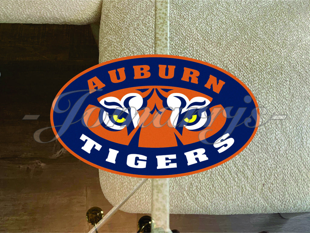 Auburn Tigers Football Logo NCAA Sticker Sign Vinyl Decal AU Aubie #WarEagle