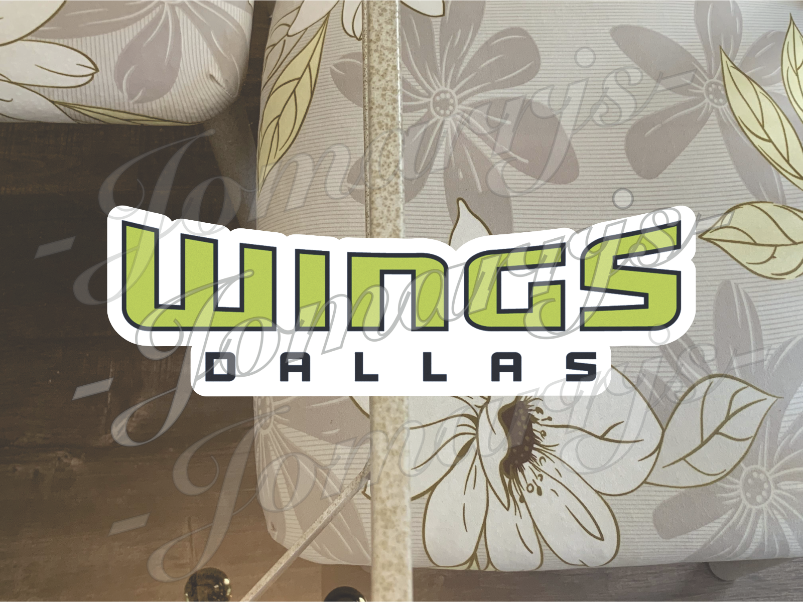 Dallas Wings WNBA Logo Custom Colored Sticker Decal waterproof Sz 2"-18"