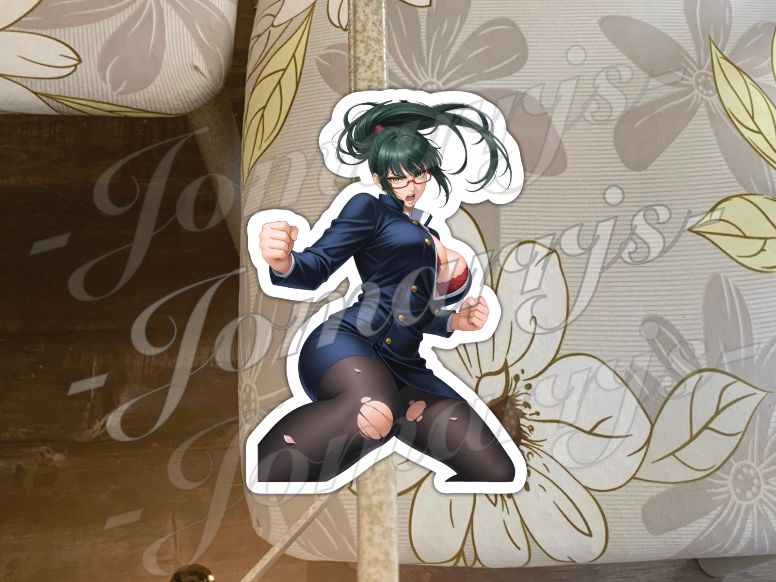 Jujutsu Kaisen Anime Maki Zen'in 01 Sticker Decal Vinyl manga waifu art