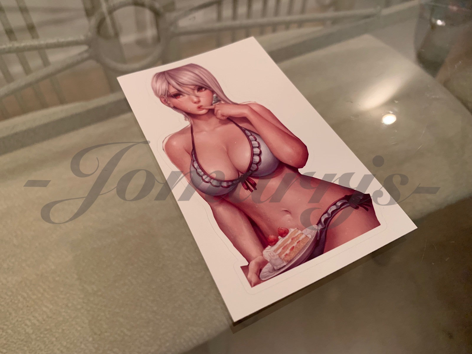 Food Wars! Shokugeki no Soma - Anime - Alice Nakiri Bikini Sun Fun Sticker Decal
