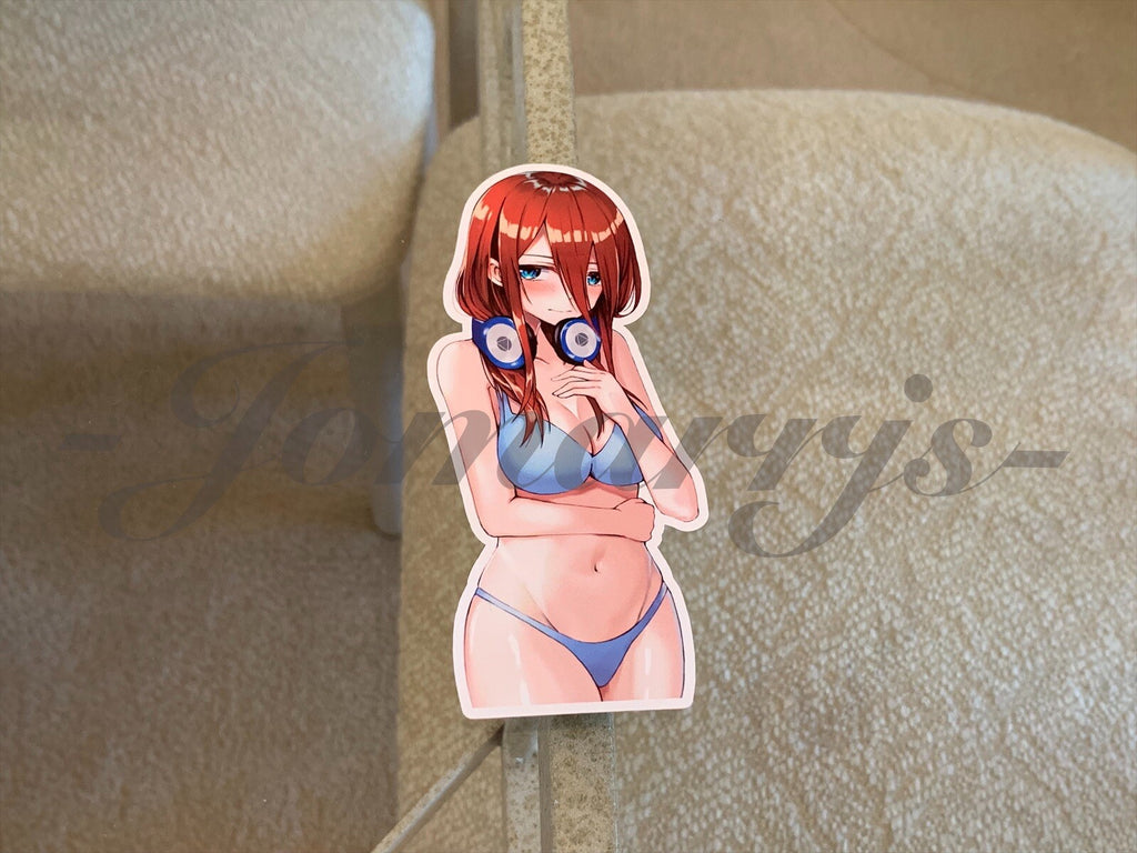 Gotobun no Hanayome - Anime - Miku Nakanu Lingerie Bikini Sun Fun Sticker Decal