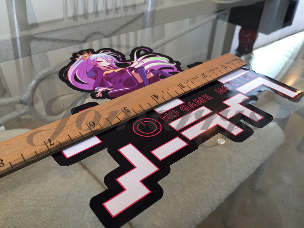 No Game No Life - Anime - Shiro Sticker Decals Vinyl Sign Comic sora lap top