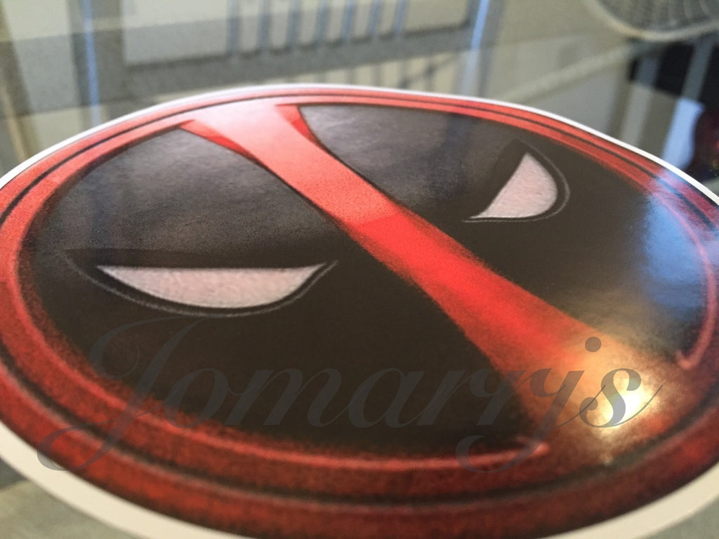 Marvel Deadpool Logo Stickers Decal Vinyl Sign Comic Movie