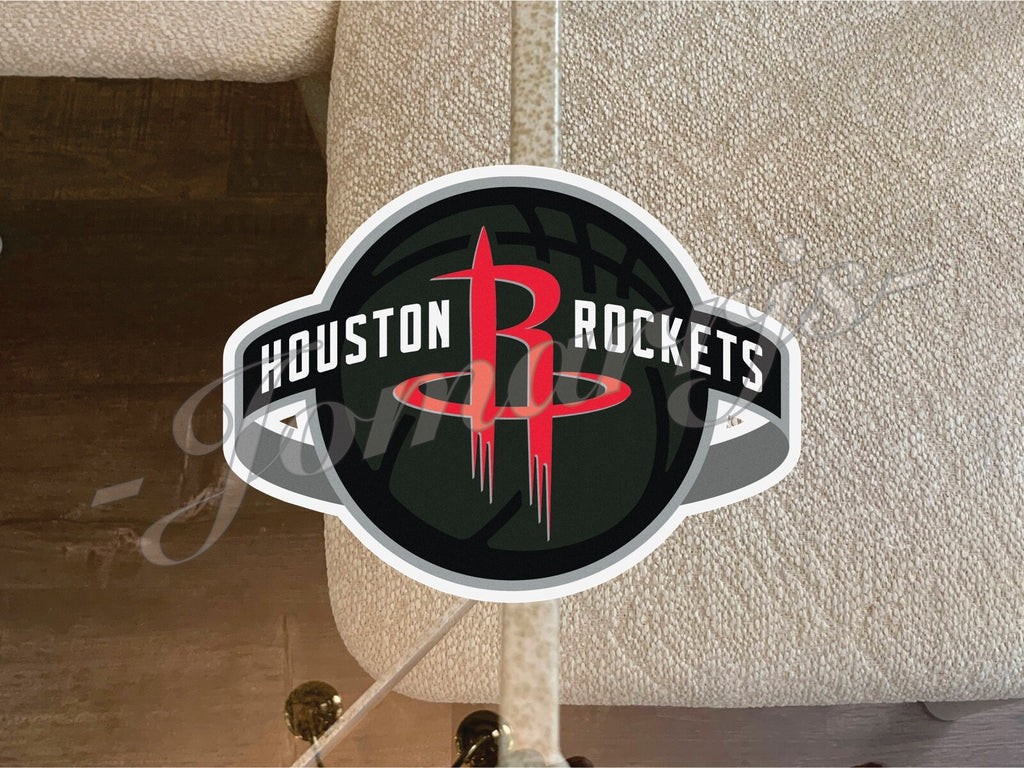 Houston Rockets Logo NBA Sticker Decal Vinyl waterproof 2-18" phone tumbler car