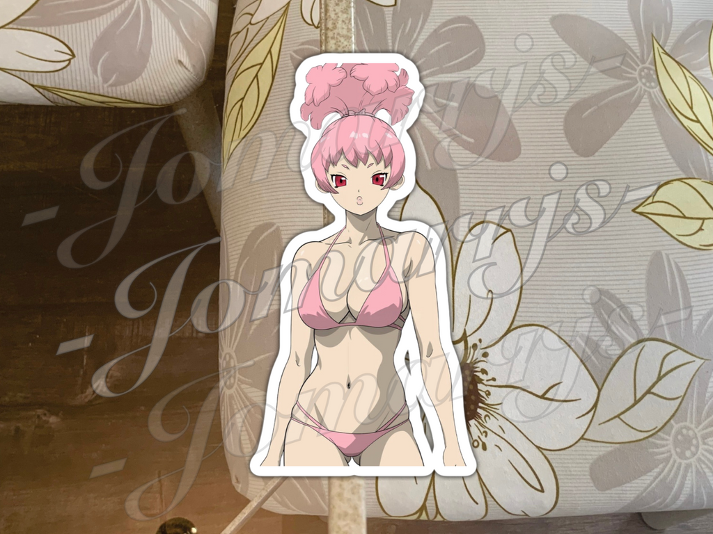 Dr. Stone Anime Homura Momiji Sticker Decal Vinyl 1-4 bikini ecchi waifu manga