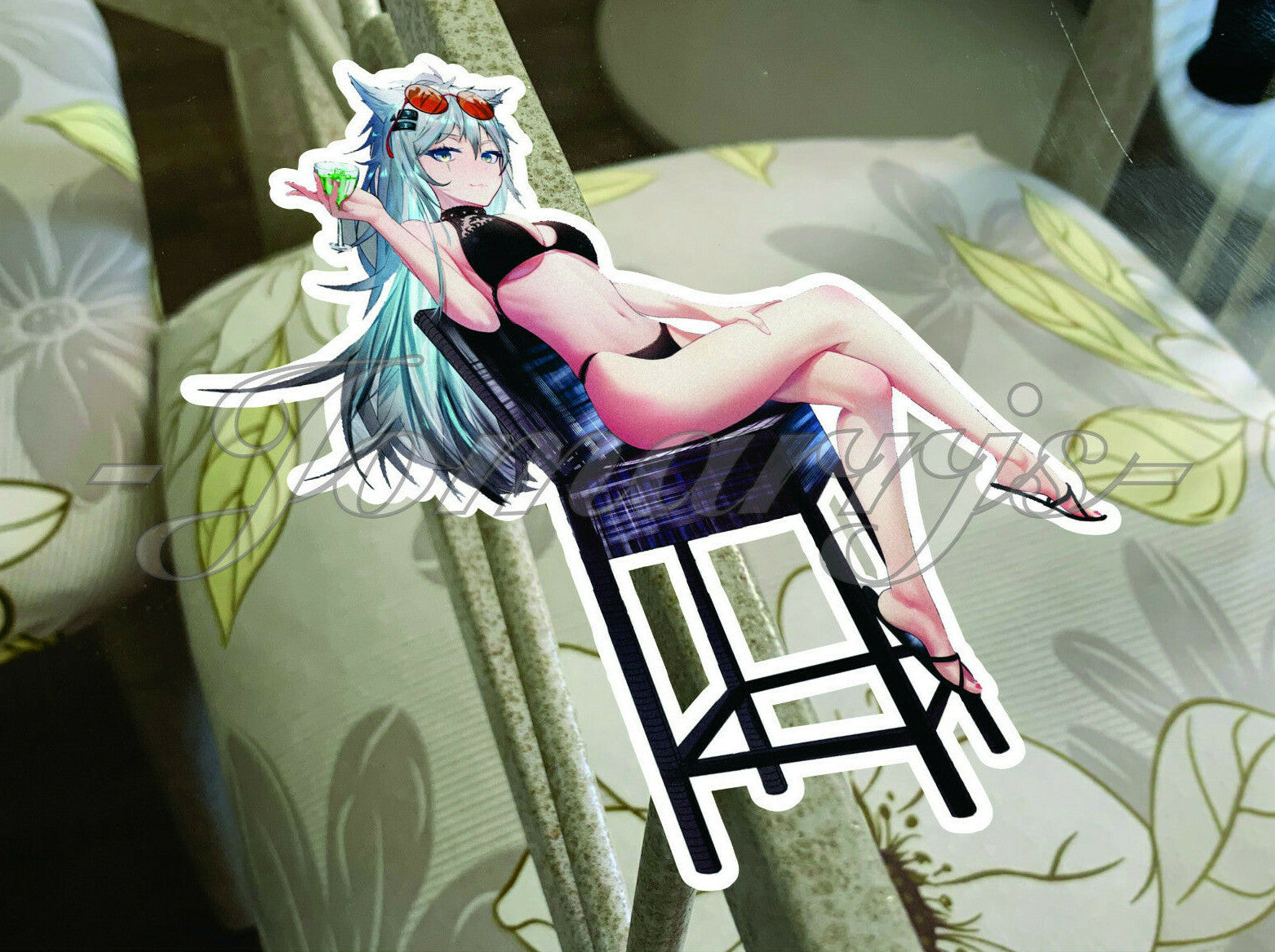 Arknights - Anime - Lappland Bikini Sun Fun Sticker Decal Vinyl ecchi manga