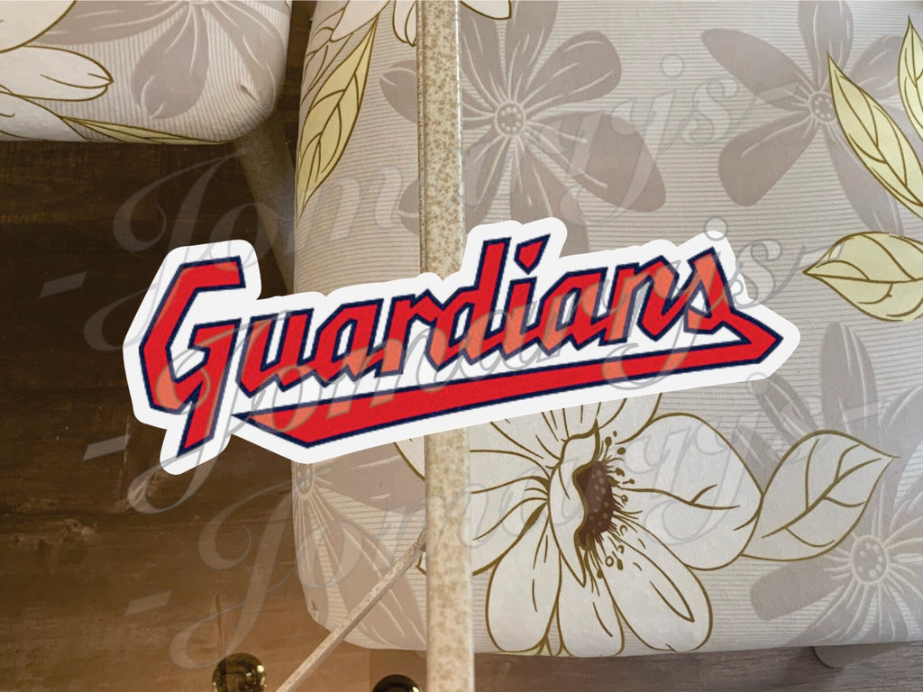 Cleveland Guardians Baseball Team Logo MLB Sticker Decal Vinyl 2-18"* waterproof