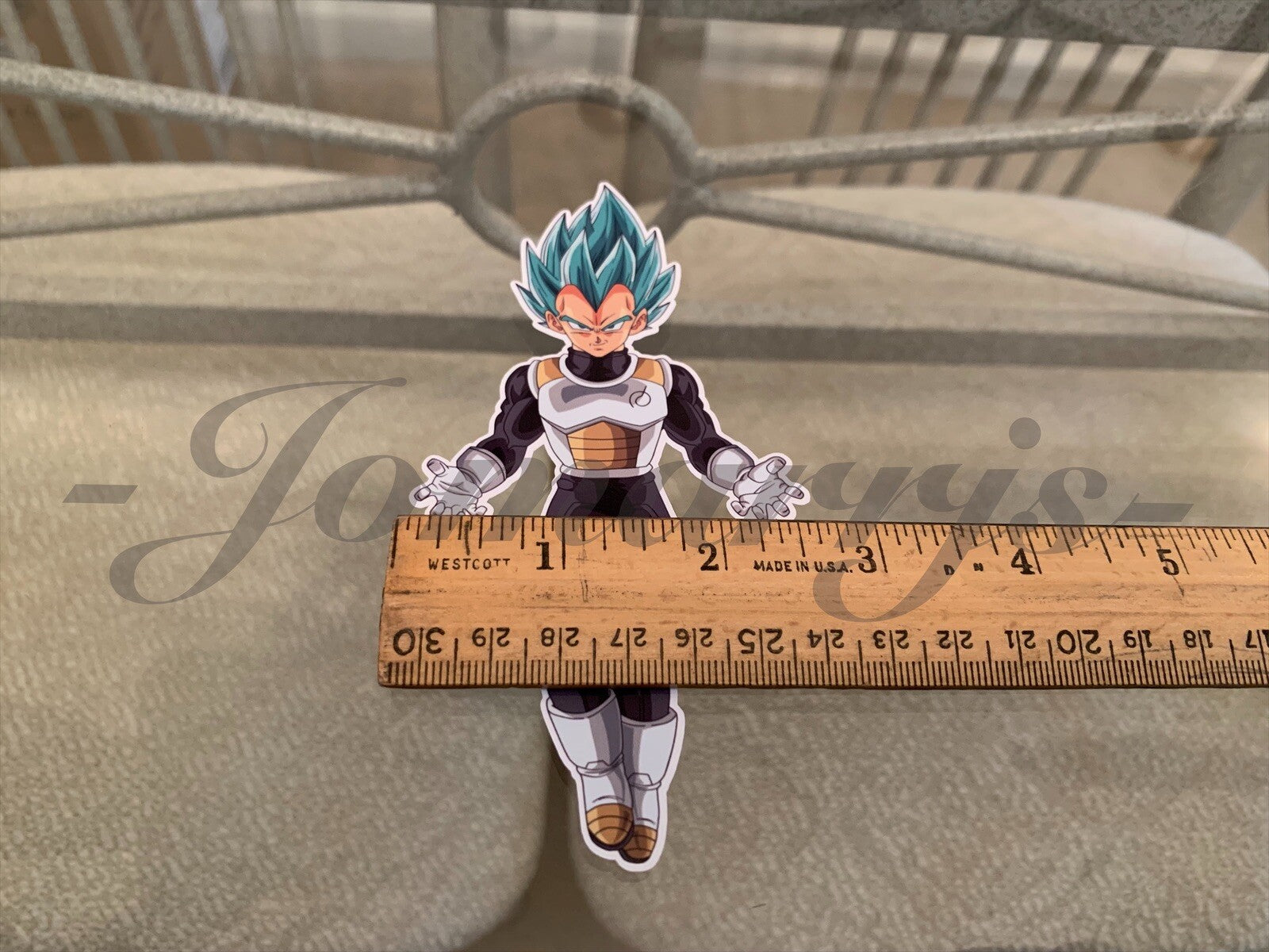 Dragon Ball Z Vegeta (a.) Blue Sticker Vinyl Sign Comic DBZ super saiyans