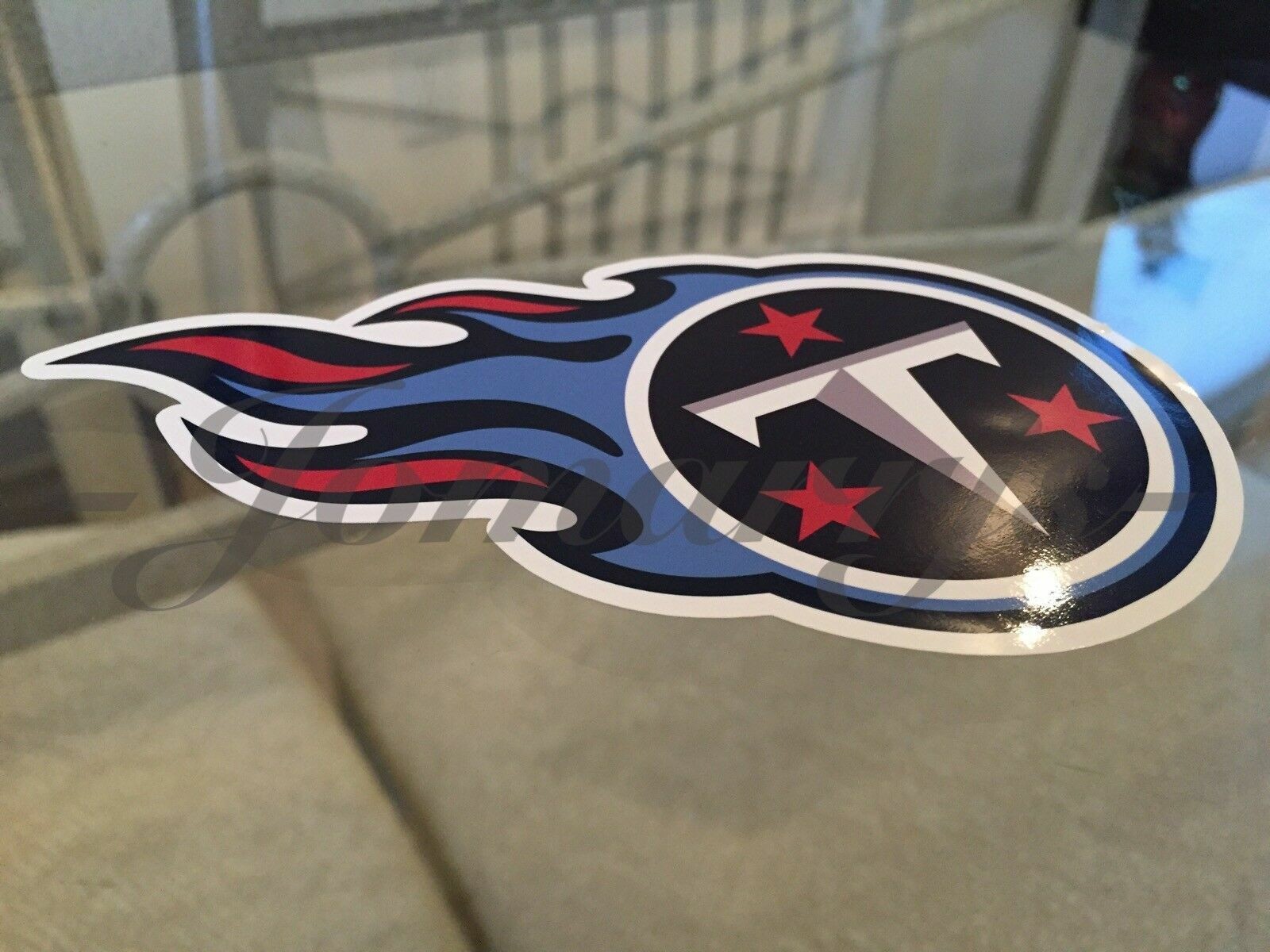 Tennessee Professional Football Team Logo Vinyl Sticker Decal 2.5"-24"