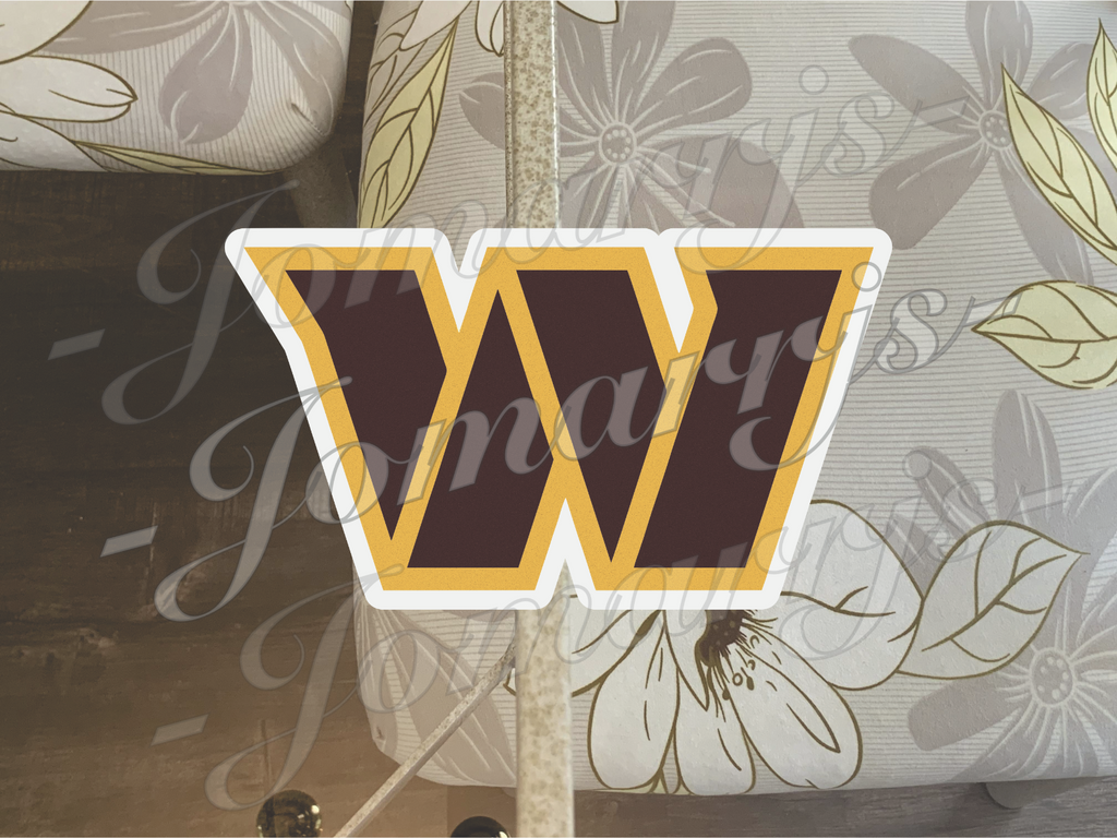 Washington Professional Football Team Logo Vinyl Sticker Decal 2.5"-24"