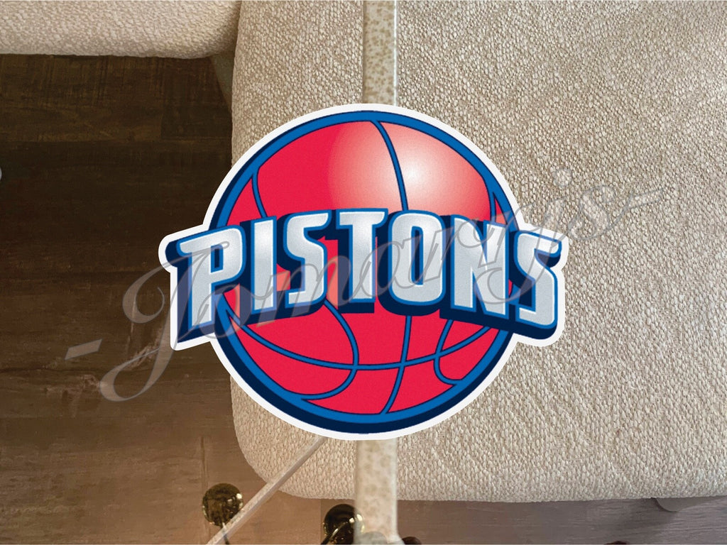 Detroit Pistons Basketball Team Logo NBA Sticker Decal #DetroitBasketball 2"-18"