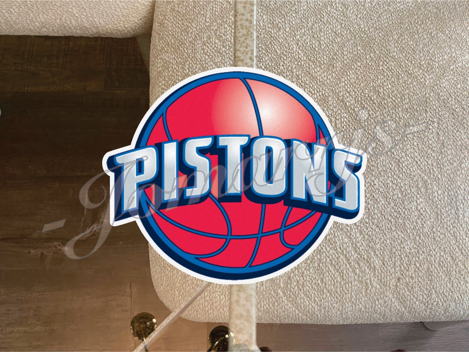 Detroit Pistons Basketball Team Logo NBA Sticker Decal #DetroitBasketball 2"-18"