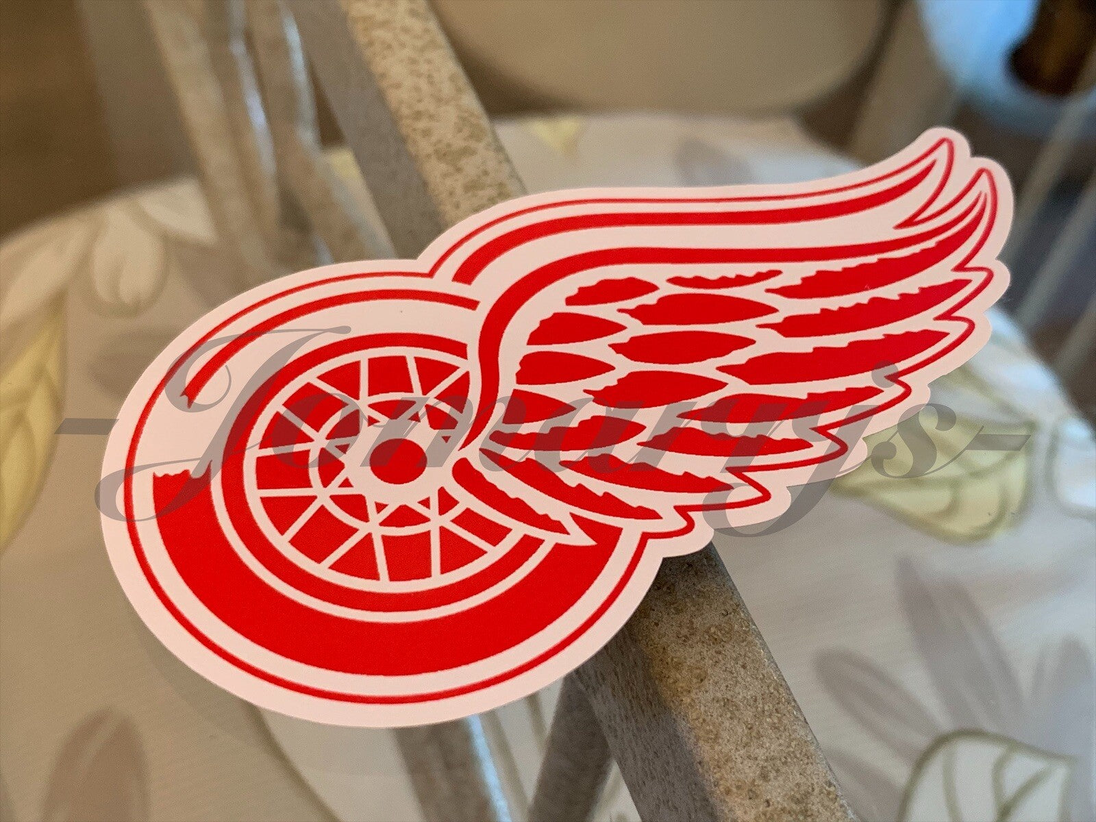 Detroit Red Wings Hockey Team Logo NHL Sticker Decal Vinyl #LGRW