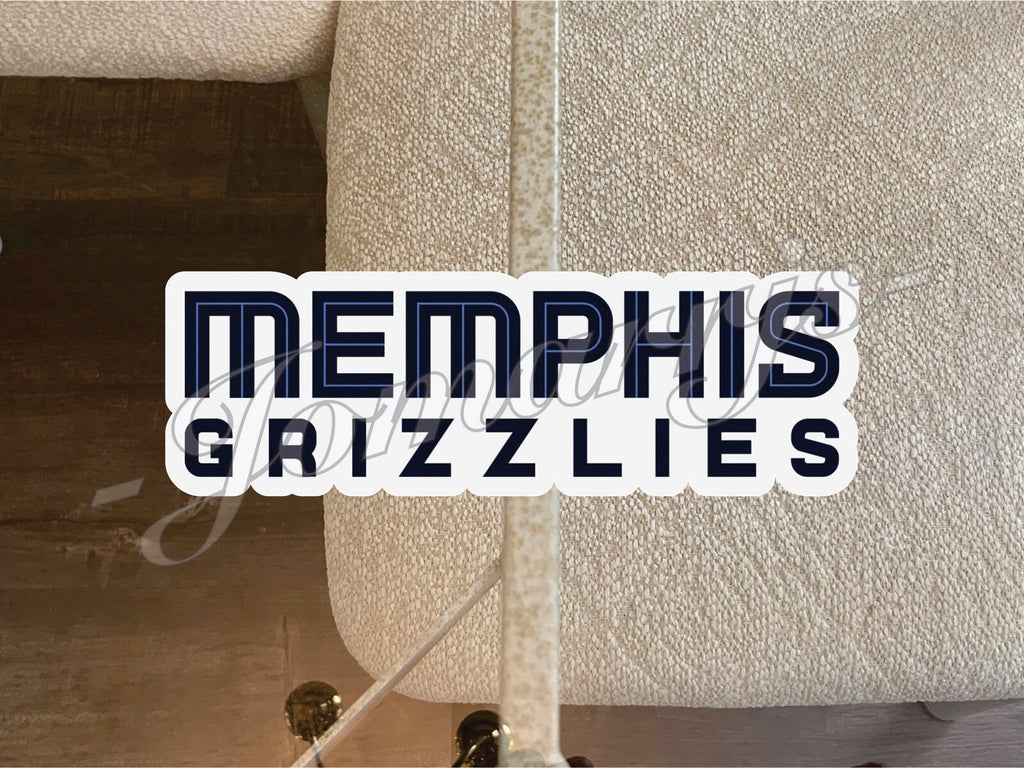 Memphis Grizzlies Logo NBA Sticker Decal waterproof 2-18" #GrindCity #GetMemphis