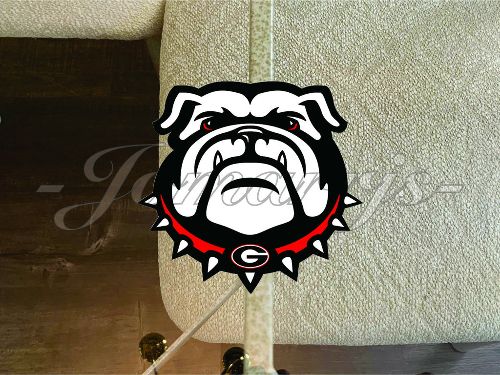 Georgia Bulldogs Football Logo NCAA Sticker Vinyl Decal UGA #CommitToTheG