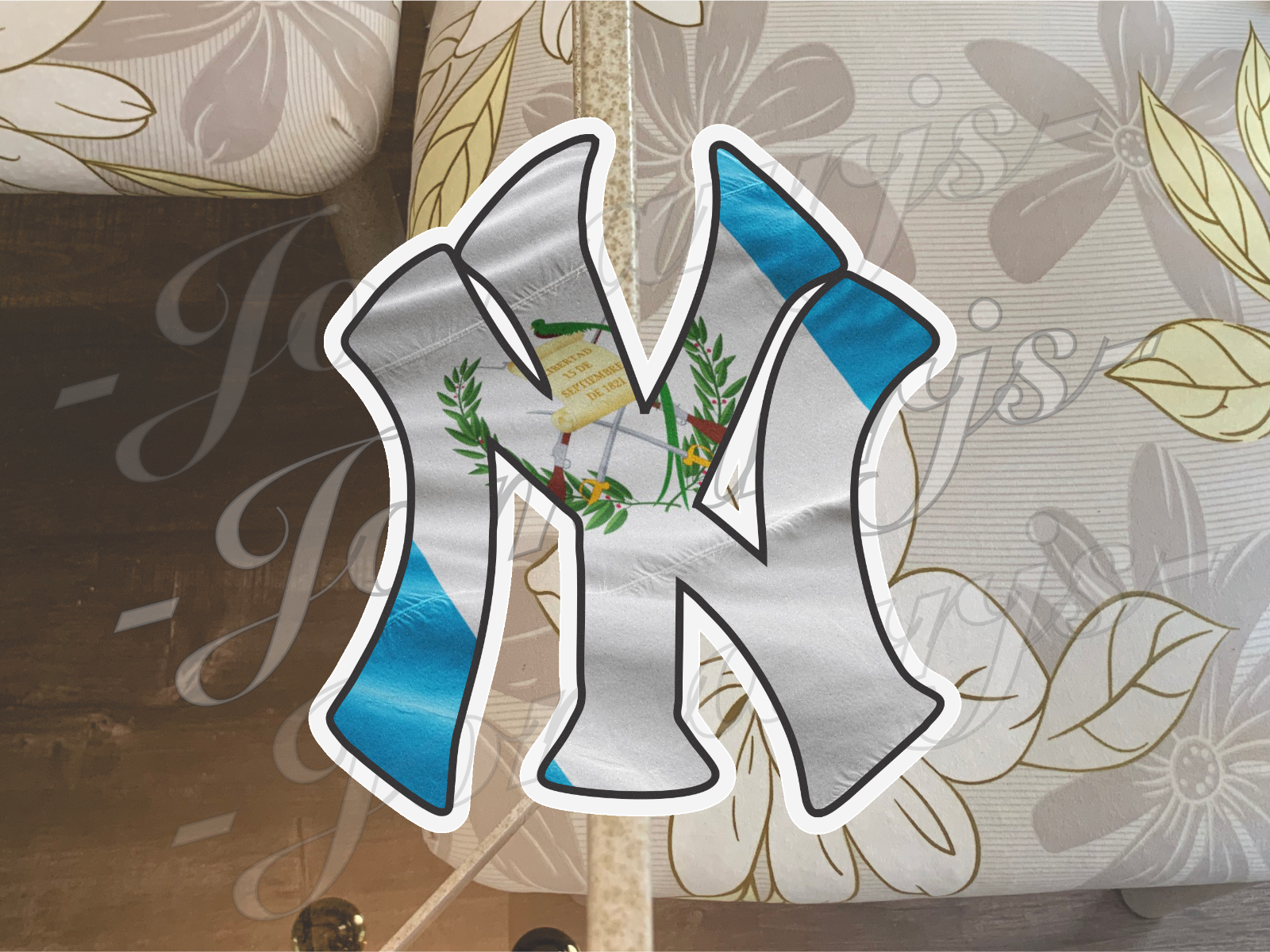 New York Yankees NY Logo "Latin Vibes” Edition Sticker Decal Vinyl  *Sz: 4"-18"*