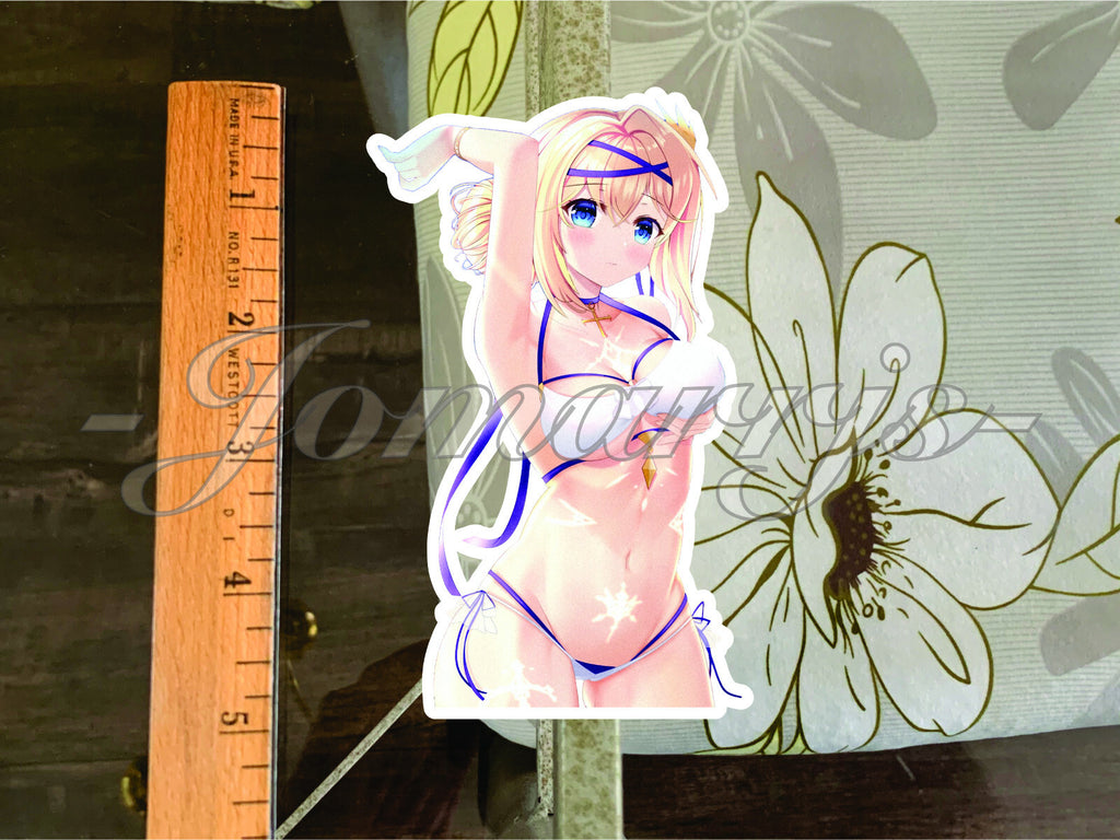 Azur Lane - Anime - Jeanne d'arc Bikini Sun Fun Custom Sticker Decal Vinyl