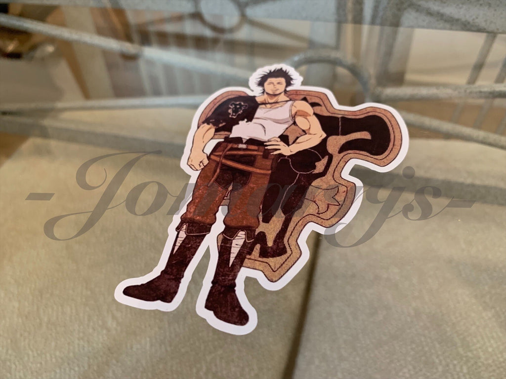 Black Clover - Anime - Yami Sukehiro Sticker Vinyl Decal Custom manga laptop