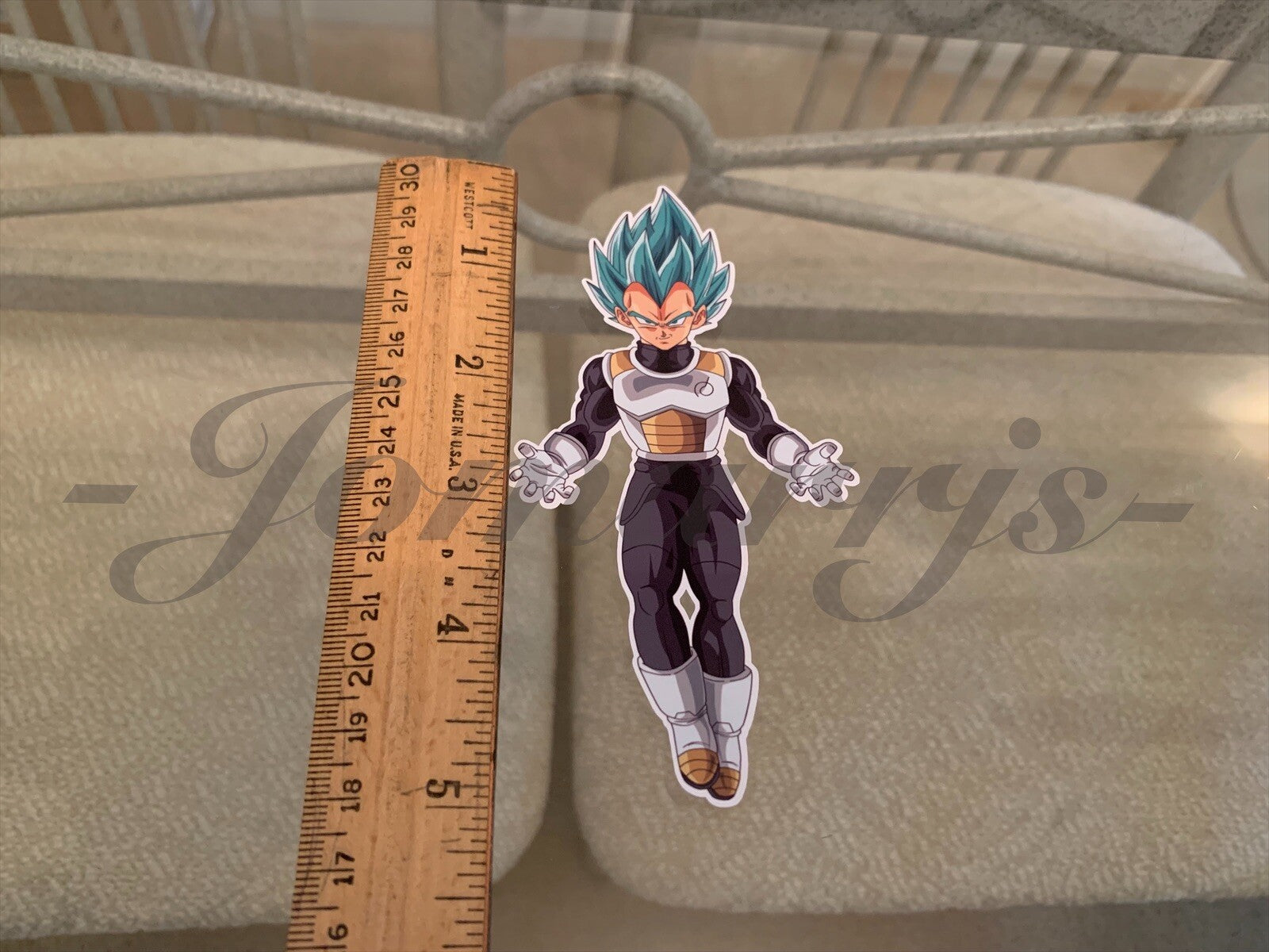 Dragon Ball Z Vegeta (a.) Blue Sticker Vinyl Sign Comic DBZ super saiyans