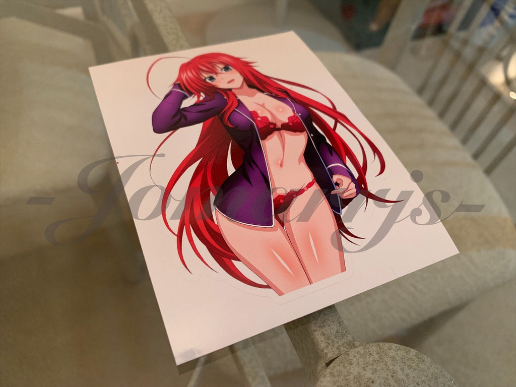 Highschool DxD - Anime -Rias Gremory Sticker Decal Vinyl high school lingerie