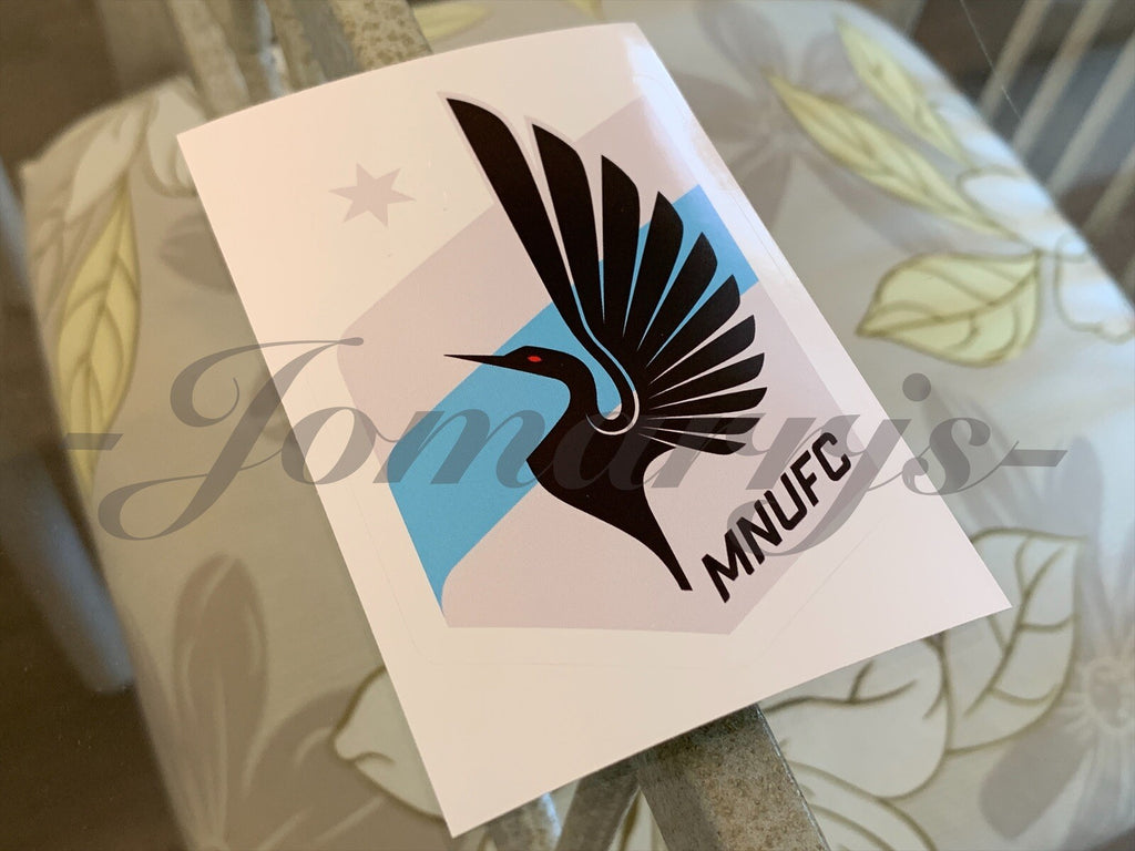 Minnesota United FC Football Club Team Logo MLS Sticker Decal Vinyl #MNUFC
