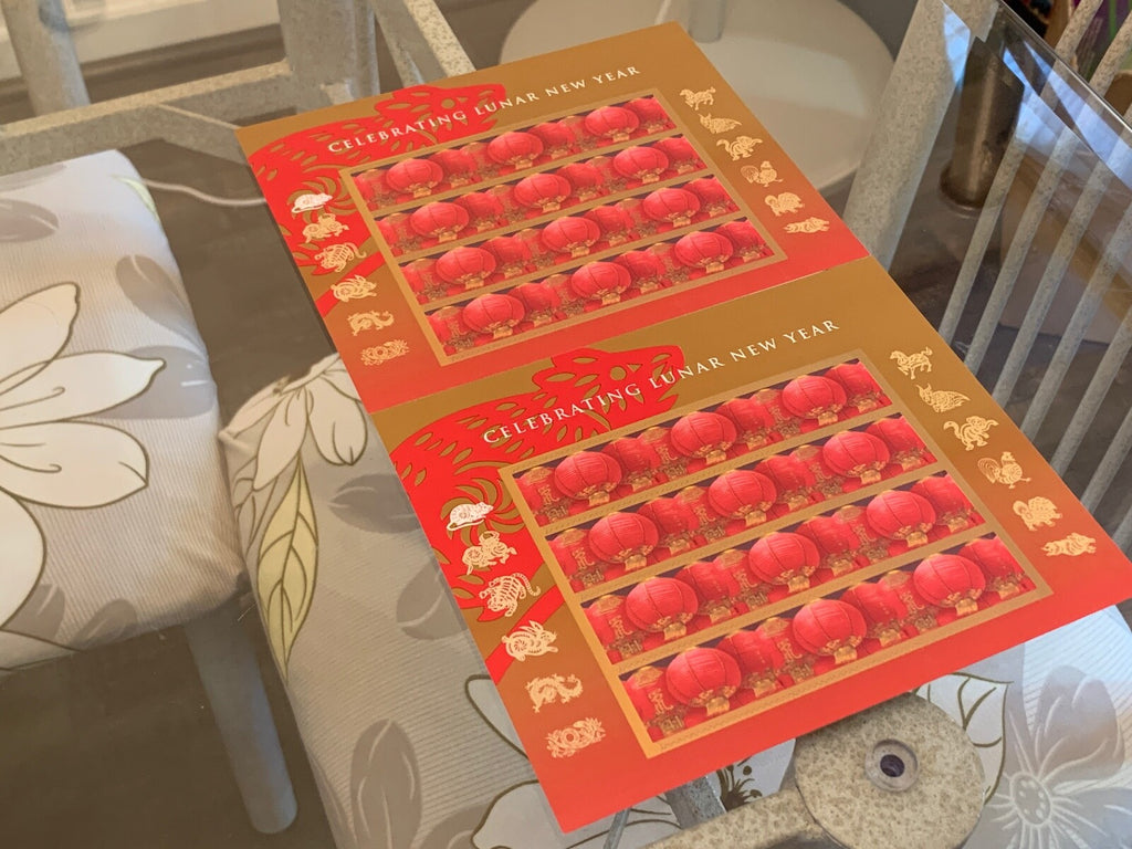 US Scott #4221 Celebrating Lunar New Year of the Rat x2 24 Stamps 2008 Lanterns