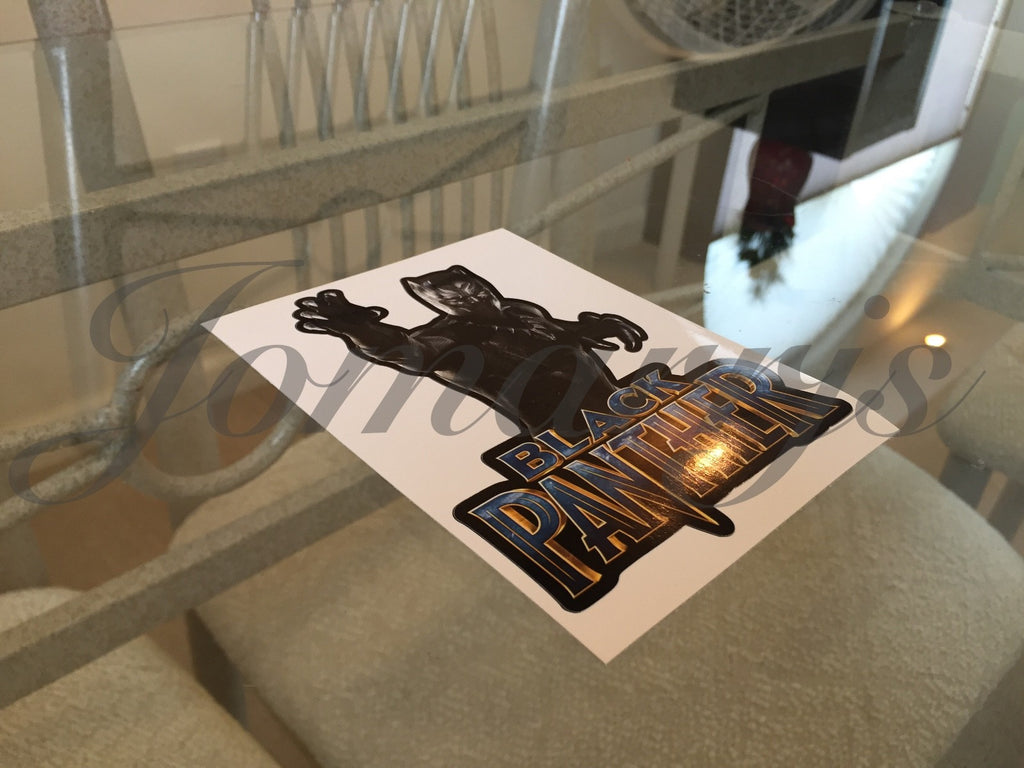 Marvel Black Panther Action Stickers Decal Vinyl Sign Comic Movie Avengers