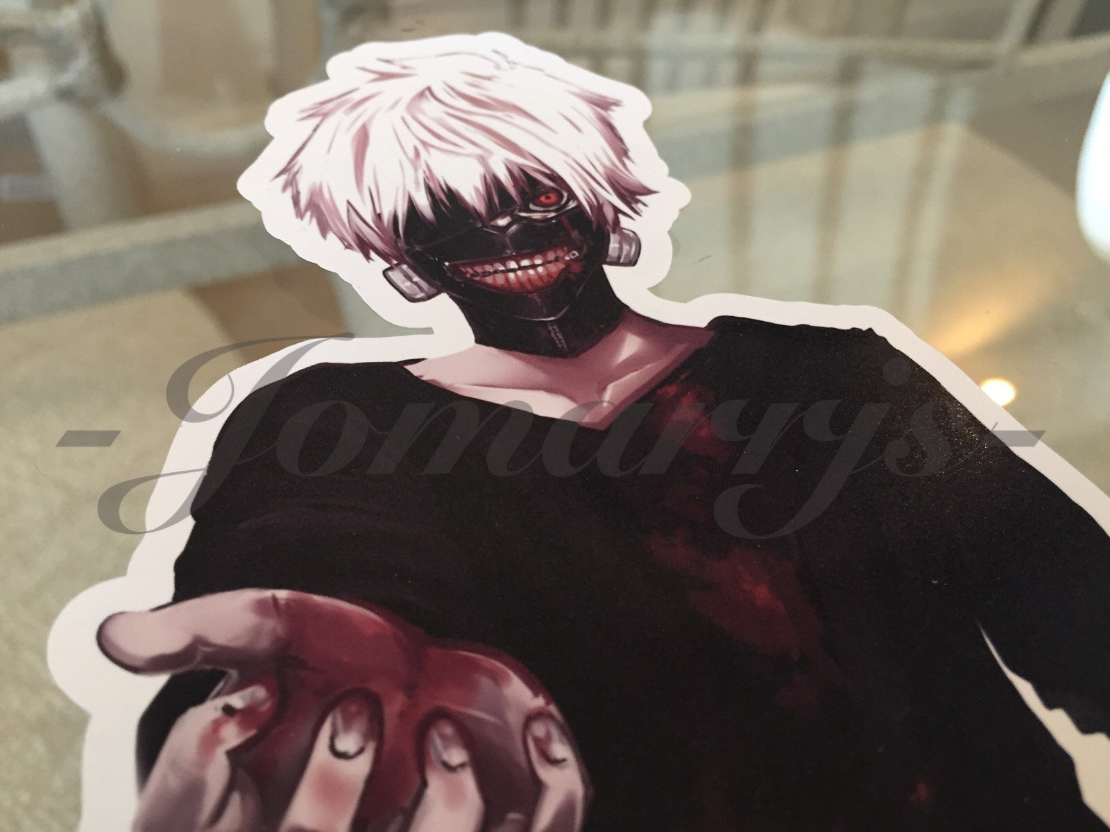 Tokyo Ghoul - Anime - Ken Kaneki Sticker Decals Vinyl binder laptop console