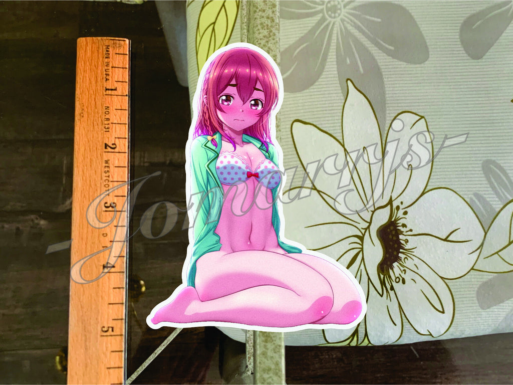 Rent A Girlfriend Kanojo Okarishimasu Anime Sumi Sakurasawa Sticker 1 ecchi art