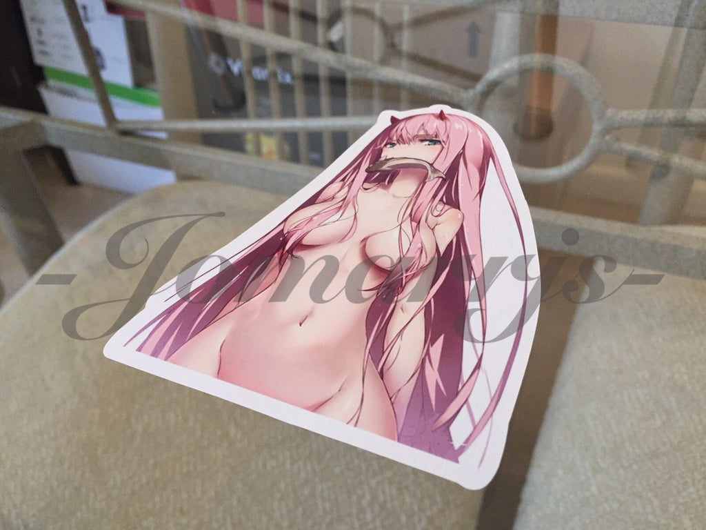 Darling in the Franxx - Anime - 002 "Zero Two" "Bare" Sticker Decal Vinyl manga