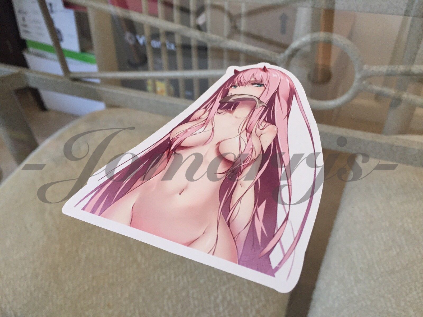 Darling in the Franxx - Anime - 002 "Zero Two" "Bare" Sticker Decal Vinyl manga