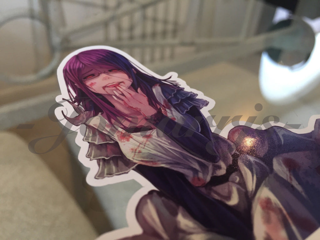 Tokyo Ghoul - Anime - Rize Kamishiro Sticker Decals Vinyl binder laptop console